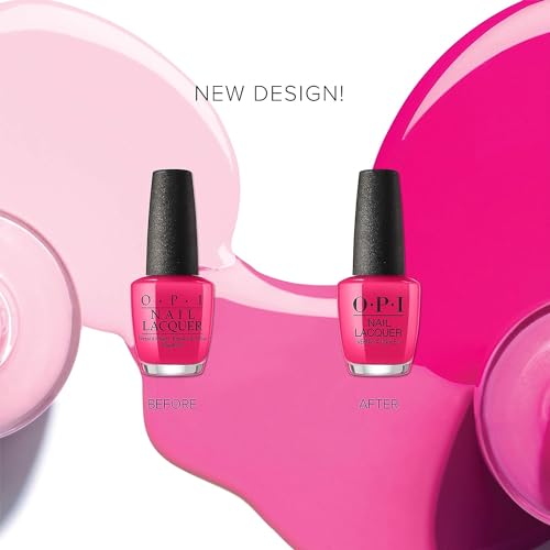 OPI Nail Lacquer, Up to 7 Days of Wear, Chip Resistant and Fast Drying Nail Polish, Funny Bunny, 15ml
