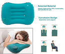 Ultralight Inflatable Travel Pillows - Compressible,Ergonomic, Camping Pillows for Neck & Lumbar Support, Car, Airplane, Hiking, Backpacking