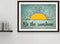 Be The Sunshine Wall Art 14"x11", Uplifting UnFramed Wall Art Print. Ideal Kitchen, Dining Room, Coffee Bar, or Lounge Home Decor