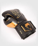 Venum Unisex Adult Elite Evo Boxing Gloves, Black/Bronze, 14oz US