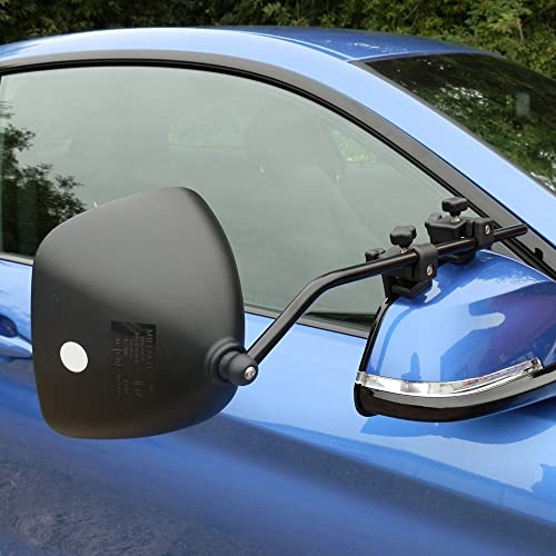 Milenco Grand Aero Flat Mirrors ? Twin Pack