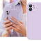 Meliya Case for iPhone 12 Case, Slim Stylish Silicone Full-Body Protective Shockproof Bumper Cover for iPhone 12 6.1 Inch (2020) Phone Case (Violet+Light Cyan)