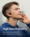 Shokz OpenMove Bluetooth Wireless Headphones with Mic, Bone Conduction Wireless Headset with 6H Playtime, IP55 Waterproof Sports Headphones for Running (Slate Grey)
