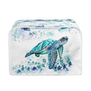 ZFRXIGN Hippie Sea Turtle Toaster Covers Toaster Dust Cover Toaster Bag Kitchen Appliance Covers Toaster Oven Dustproof Cover Machine Washable Aqua Blue, M - 4 Slice (P5823130105)