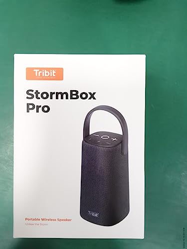 Upgraded-Tribit StormBox Pro Portable Bluetooth Speaker with High Fidelity 360° Sound Quality, 3 Drivers with 2 Passive Radiators, Exceptional Built-in XBass, 24H Playtime, IP67 Waterproof