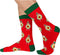 sockfun Funny Crazy Socks For Men Teens, Poker Socks Pizza Avocado Pineapple Donut Socks Novelty Gift, Avocado Red, Medium