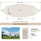 Chihee Cotton Hammock Large Soft Breathable Camping Hammock Holds Up to 660lbs Portable Tree Hammock with Detachable Spreader Bar Pillow 2 Strong Webbings 2 Carabiners Patio Garden Indoor Outdoor
