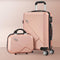 Mazam 2pcs Luggage Set with Trolley Bag Travel Suitcase Set Pink