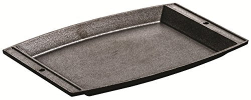Lodge Cast Iron Rectangular Griddle, 11.56" x 7.75", 11.56", Black