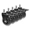 Office Chair Casters, 360° Rotatable Replacement Wheels with Locks, (Pack of 5pcs) Heavy Duty Replacement Wheels with Brakes, Suitable for Hardwood Floors, Wood Floors, Tile Floors, Carpets