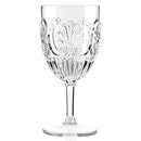 KOMOREBI Shatterproof Acrylic Wine Glasses - Unbreakable Plastic Goblets, BPA-Free & Drop-Proof Glassware - Elegant Drinkware for Indoor & Outdoor Use - 14oz, Set of 4 (Clear)