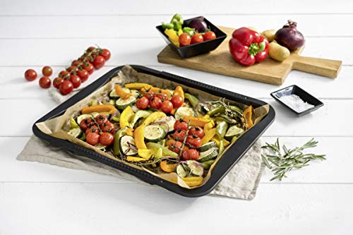 Zenker 6538 Extendable Baking Tray, Black