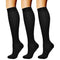 CHARMKING Compression Socks for Women & Men Circulation (3 Pairs) 15-20 mmHg is Best Support for Athletic Running Cycling