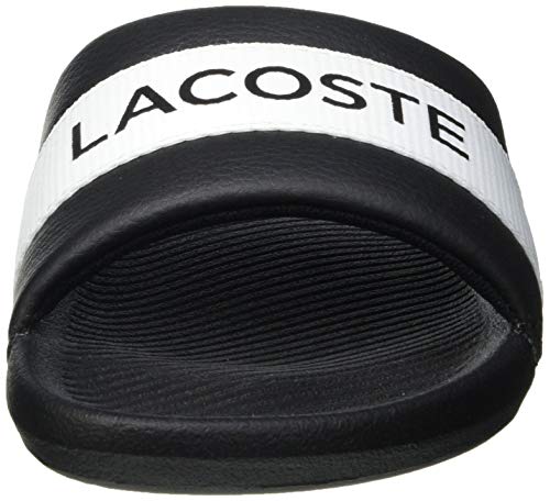 Lacoste Women's Croco 0721 1 CFA Slide, Black, US 8
