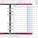 Filofax Personal 2024 Year Planner horizontal 24-68401