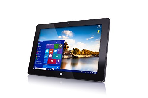 Fusion5 10" Windows 11 Pro FWIN232 Plus S1 Ultra Slim Windows Tablet PC - (4GB RAM, USB 3.0, Micro HDMI, Intel Quad-Core CPU, IPS HD Display, 5MP and 2MP Cameras, Bluetooth 4.0, Windows 11) (64GB)