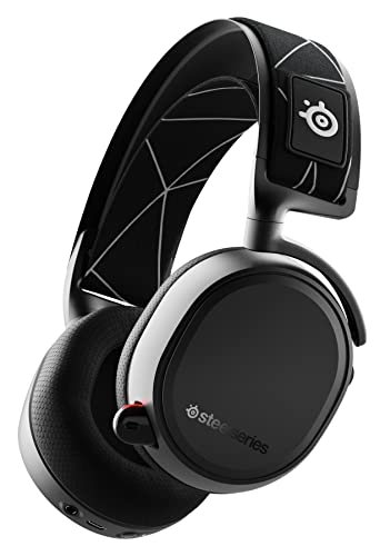SteelSeries Arctis 9 - Dual Wireless Gaming Headset - Lossless 2.4 GHz Wireless + Bluetooth - 20+ Hour Battery Life - for PC, Playstation 5 and PS4, Black