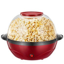 Popcorn Machine, 2 in 1 Popcorn Popper maker, 6 Quart/24 Cup, Nonstick Plate, 850W Electric Stirring with Quick-Heat Technology, Cool Touch Handles, Thicken Transparent Cover, Dishwasher Safe
