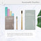 Zenify Earth Bamboo Toothbrush Adult (Set of 4) - Charcoal Infused Soft BPA Free Bristles - Biodegradable Handle - Australian Owned