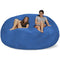 Chill Sack Bean Bag Chair: Giant 8' Memory Foam Furniture Bean Bag - Big Sofa with Soft Micro Fiber Cover - Royal Blue