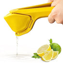 EastLink Lemon Juicer Squeezer Manual, Max Juice Extraction Lime Squeezer, Easy-to-Use Flat with Leverage to Reduce Effort, Hand Citrus Built-in Strainer, Yellow (NMZZJ1P-516)