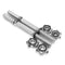 Yes4All 1-inch Dumbbell Handles with Collars - Dumbbell Handle Standard for 1-inch Plates Weight Set (Chrome, Set of 2)