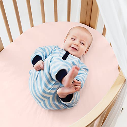 Stokke Sleepi Mini Fitted Sheet (Peachy Pink)