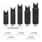 Simple Modern 650mL Summit Water Bottle with Straw Lid - Gifts for Kids Travel Hydro Vacuum Insulated Flask Double Wall Liter - 18/8 Stainless Steel -Riptide