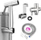 Bidet Sprayer for Toilet, Handheld Cloth Diaper Sprayer, Bathroom Jet Sprayer Kit Spray Attachment with Hose, Stainless Steel Easy Install Great Water Pressure for Bathing Pets, Feminine Hygiene