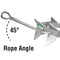 Seachoice Hot-Dipped Galvanized Steel, Fold-and-Hold Anchor, 19 Lbs.