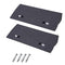 2Pack 4" Rise Rubber Curb Ramps Heavy Duty Driveway Curb Ramp 17000 Lbs Car Slope Ramp for Sidewalk Cars RV Trucks Shed Access Bike Pets Scooter Wheelchair 23.6x9.8x4inch (4'' Rise)
