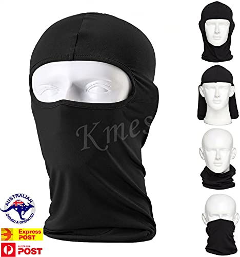 Nomel Balaclava Lycra Fabrics Ski Face Mask Tactical Motorcycle Cycling Bike Bandana Hiking Skateboard Balaclava Black