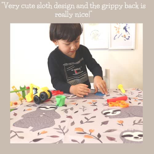 BABYBOET Splat Mat for Baby – Under High Chair Floor Mat Protects Wood, Vinyl and Carpet from Spills – Waterproof Triple Layer Baby Mat with Anti-Skid Backing Deters Bunching and Sliding (51” x 51”)