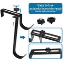 Zhitaoxun Adjustable Aluminum Pool Pole Hanger,Pool Fence Hooks for Pool Poles, 2pcs Swimming Pool Pole Hook,Heavy Duty Fence Hooks for Pool Hose Pool Skimmer Accessories
