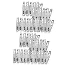 Stainless Steel Clothes Pegs Hanging Pins Clips Laundry Metal Clamps 20/40/80Pcs (40pcs)