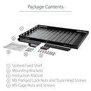 StarTech.com 1U Adjustable Vented Server Rack Mount Shelf - 175lbs - 19.5 to 38in Adjustable Mounting Depth Universal Tray for 19" AV/Network Equipment Rack - 27.5in Deep (ADJSHELF)