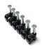 TR Cable® Pack of 50 Round Black Cable Clips with Strong Nails - Durable & Versatile - Ideal for Indoor/Outdoor Cable Management, 6mm