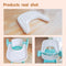 Baby High Chair Tray Compatible with Stokke Tripp Trapp Chair, Tripp Trapp Tray Replacement, Easy to Installa & Clean, BPA-Free Plastic, Suitable for Toddlers Aged 6-36 Months, White Baby Feeding Tray