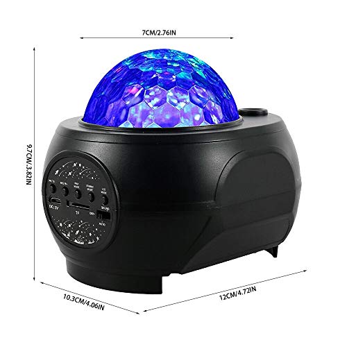 Galaxy Starry Night Lamp LED Star Projector Night Light Ocean Wave Projector KC