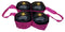 Acclaim Metz Nylon Four Bowl Level Lawn Flat Green Short Mat Indoor Outdoor Bowls Carrier (Dark Pink)