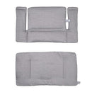 Hoppediz High Chair seat Cushion Set, Suitable for Stokke Tripp Trapp, 2 Pieces, 100% Organic Cotton, Kos Design