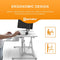 ERGOMAKER Height Adjustable Standing Desk Converter - 81cm (32 Inch) Wide Platform Tabletop Workstation - Quick Sit to Stand Desk Riser for Dual Monitors White