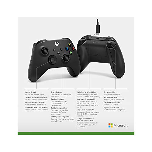 Xbox Series X/S Wireless Controller - Includes USB-C Cable