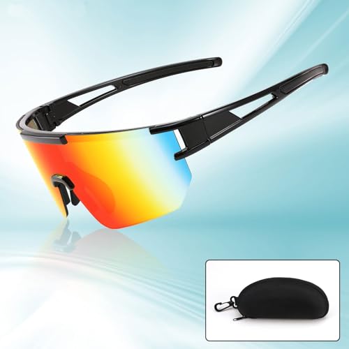 Epzia Polarized Sports Sunglasses for Men Women Youth Baseball Fishing Running Cycling Golf Trekking TAC Glasses