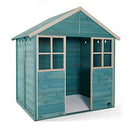 Garden Hut Wooden Cubby House - Teal