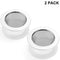 2 PCS Kitchen Sink Strainer Stainless Steel, kitchen Sink Drain Strainer，Sink Strainers with Large Wide Rim 4.5" Diameter for Kitchen Sinks