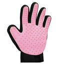 Zenify Cat Hair Remover Grooming Glove Mitt for Deshedding Fur from Cats, Kittens, Rabbits, Guinea Pigs (Light Pink - Left Handed)