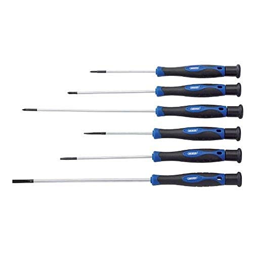 Draper PSS6XL Extra Long Precision Screwdriver Set Blue