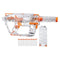 NERF Modulus Ghost Ops Evader Motorized Blaster - Light-Up See-Through Blaster and Barrel Extension, Includes 12 Official Nerf Elite Darts (Amazon Exclusive), Multicolored