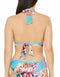 La Blanca Women's Banded Halter Bra Bikini Swimsuit Top, Poolside//Garden Social, 12